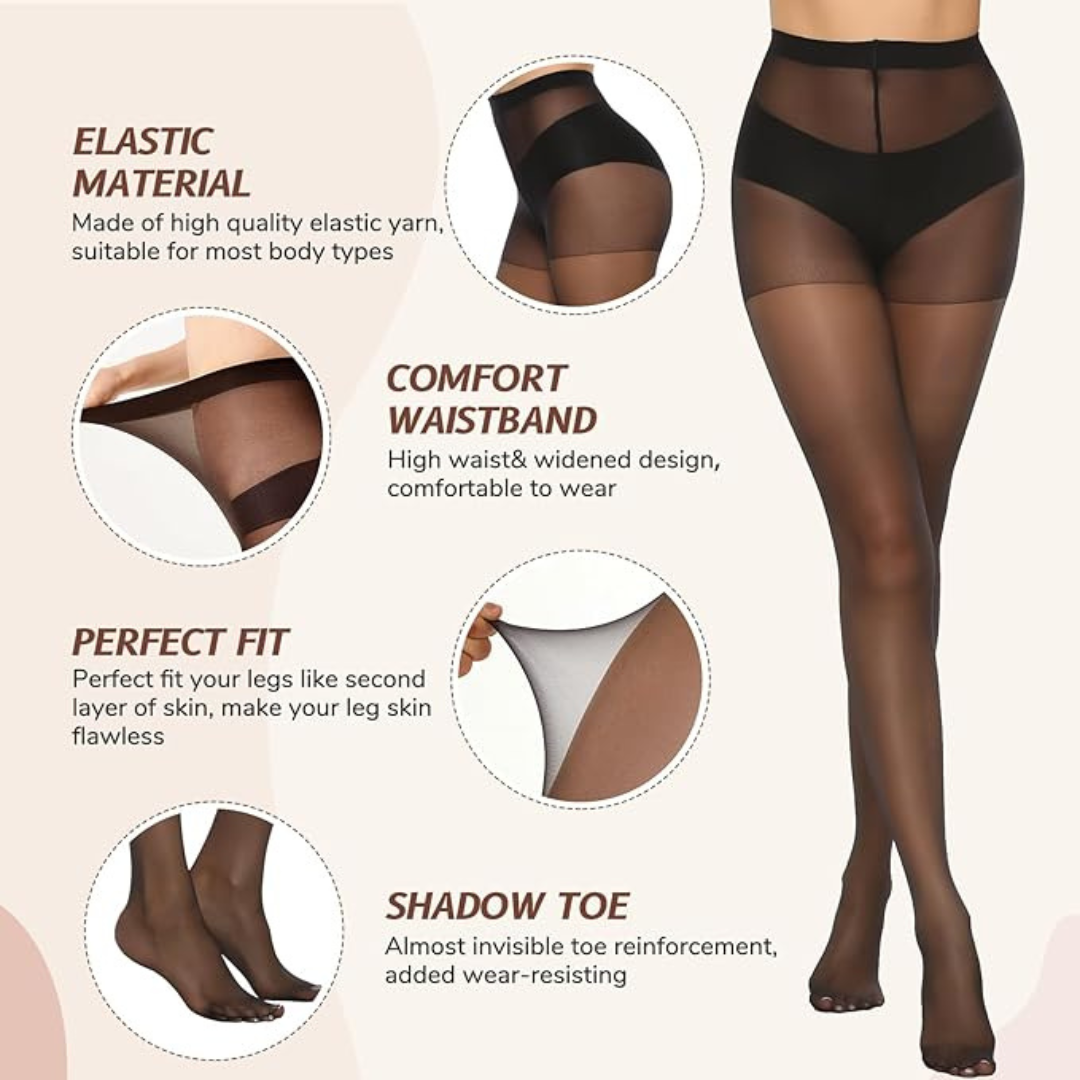 Women s Girls s High Waist Pantyhose Sheer Tights Stockings Plumbury